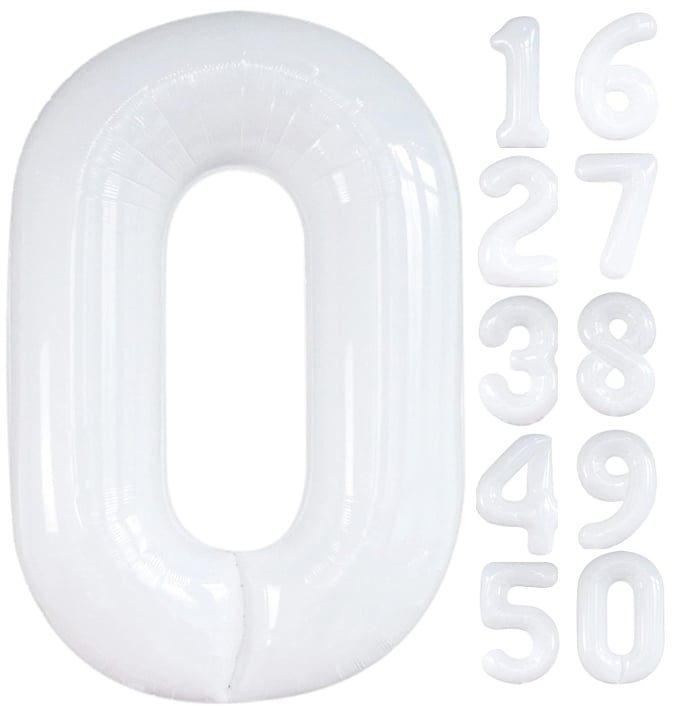 40吋 大白色數字