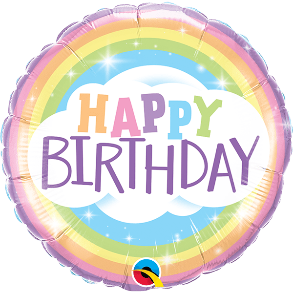 18吋 來自彩虹的生日祝福