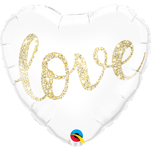 18吋 純白燦金的愛情