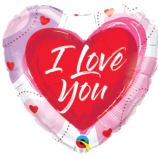 18吋 粉紫夢幻的告白