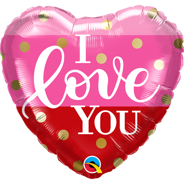 18吋 三層粉&紅 LOVE YOU