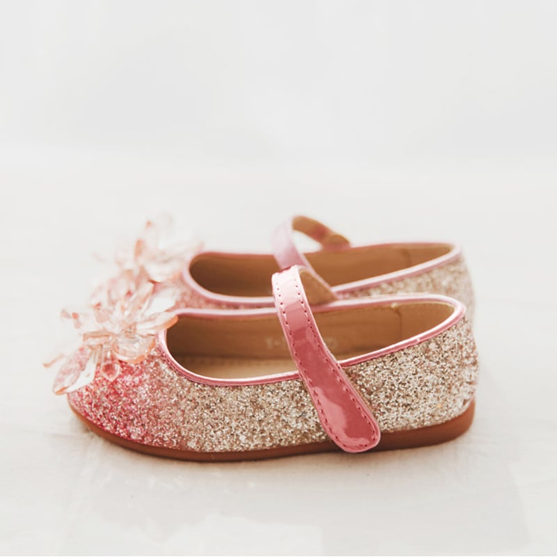 BellaVara 時尚夢幻公主水晶鞋-夢幻紅