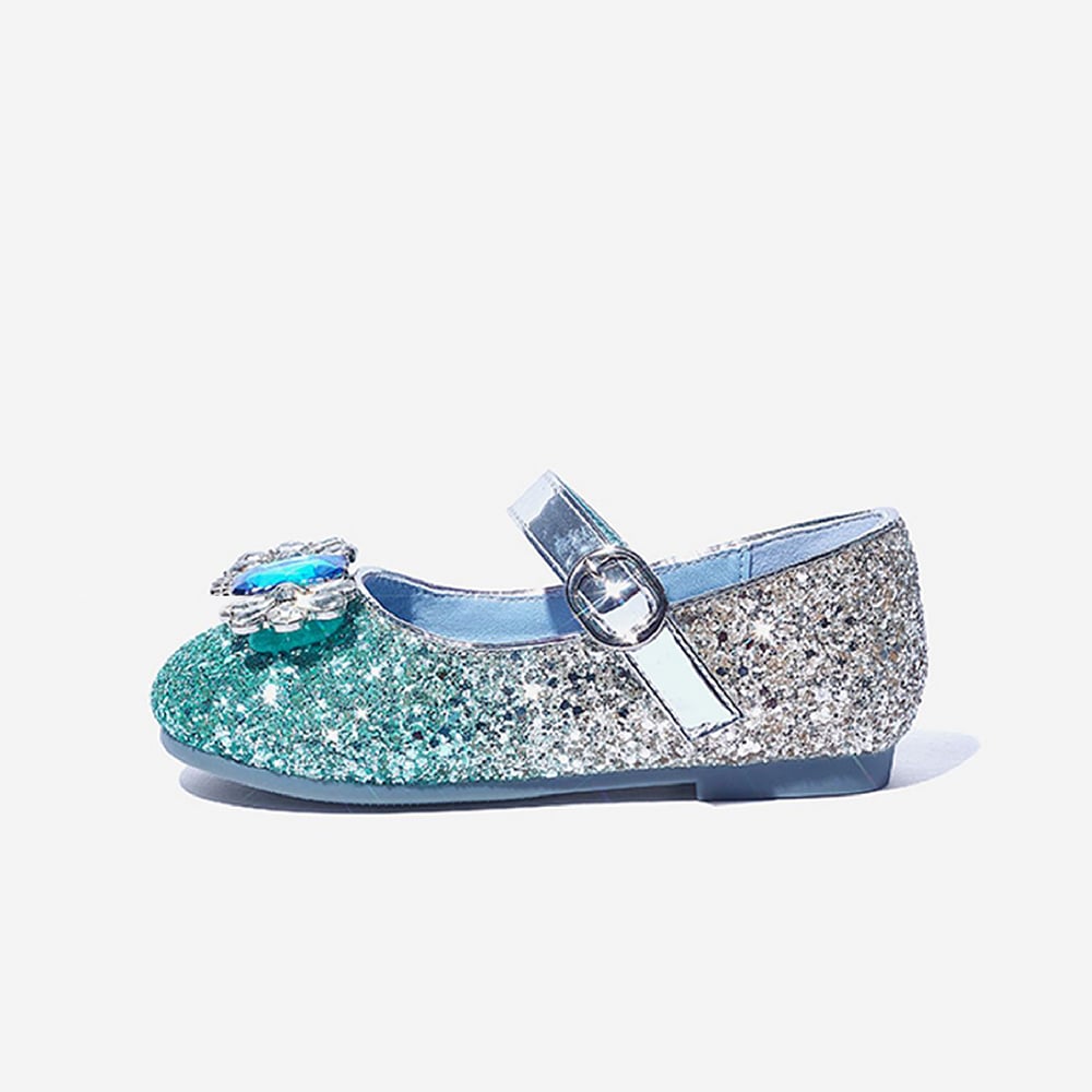 BellaVara閃耀漸變寶石公主鞋-冰雪藍