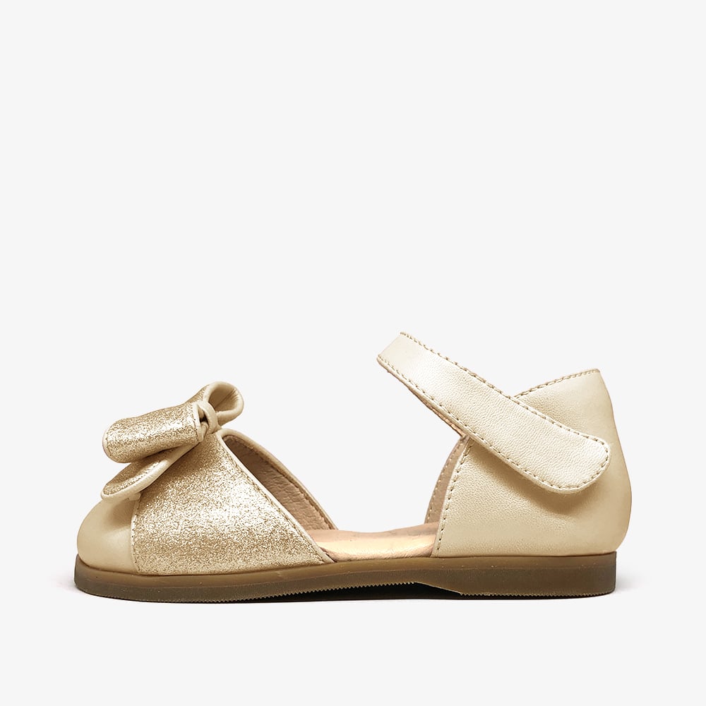 BellaVara 銀河星茫公主鞋-奶茶金