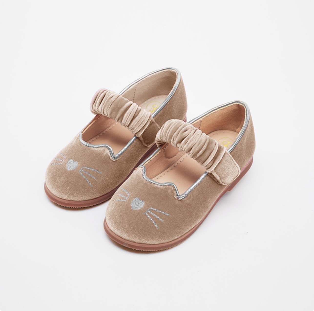 BellaVara時尚輕奢Meow公主休閒鞋-優雅奶茶