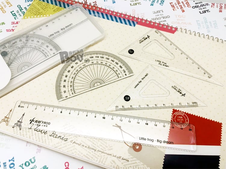 小青蛙-高透耐磨學生尺組