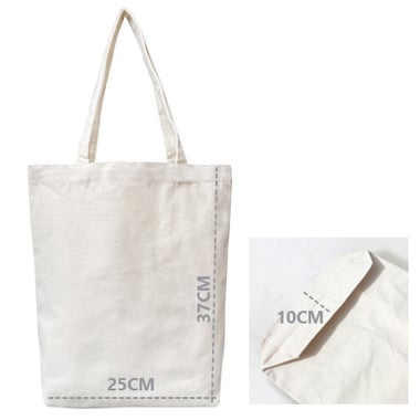 原胚帆布包-直式(寬底)