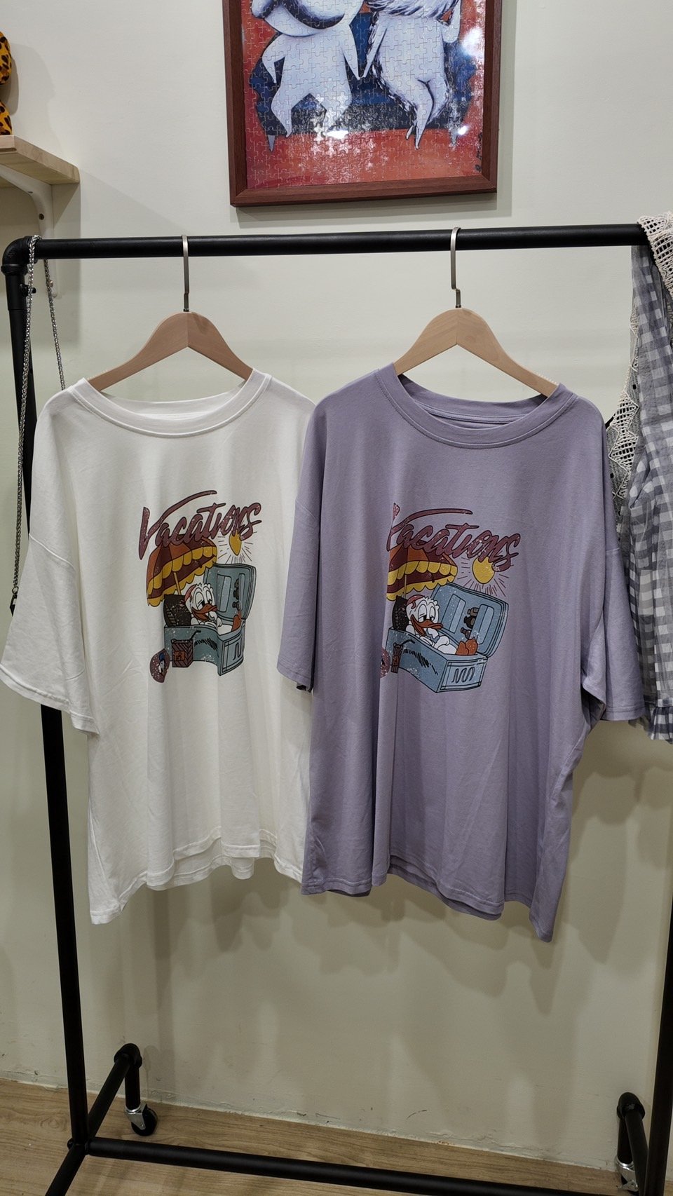 唐老鴨Tee（白）