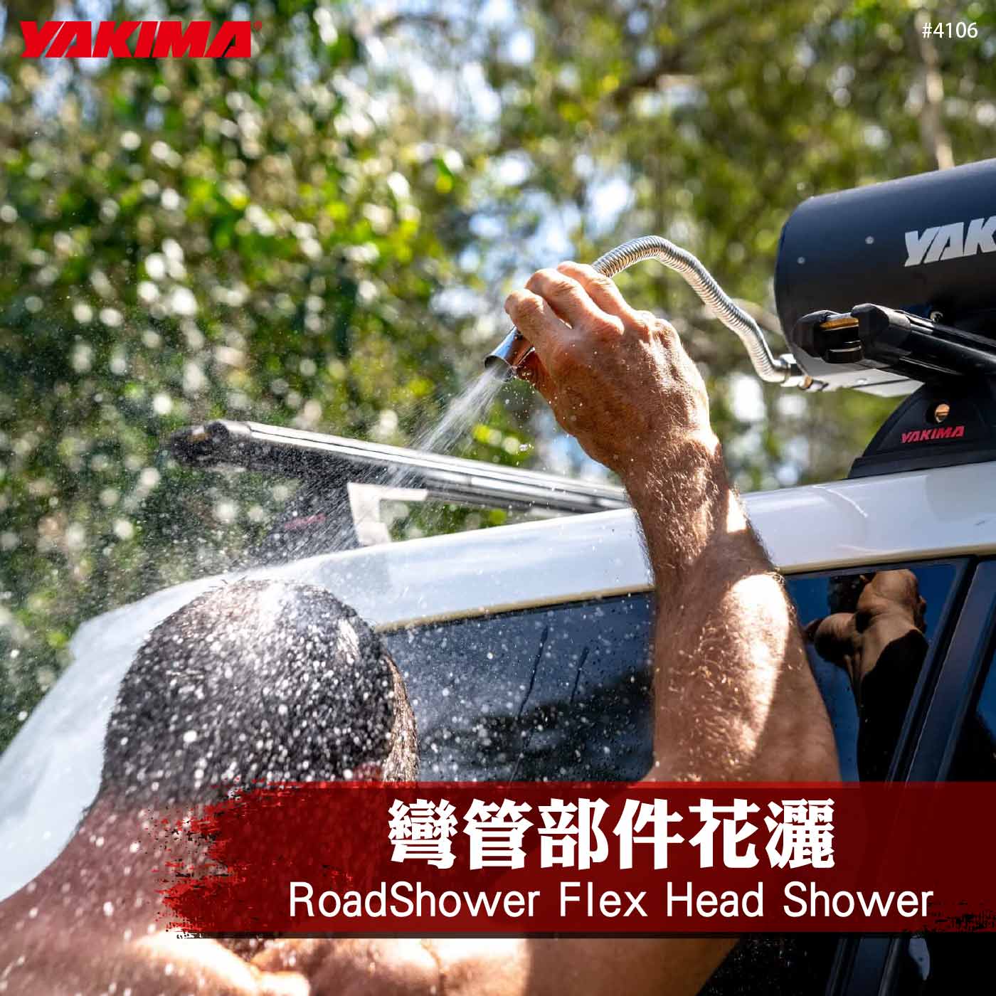 4106 RoadShower Flex Head Shower 彎管部件花灑