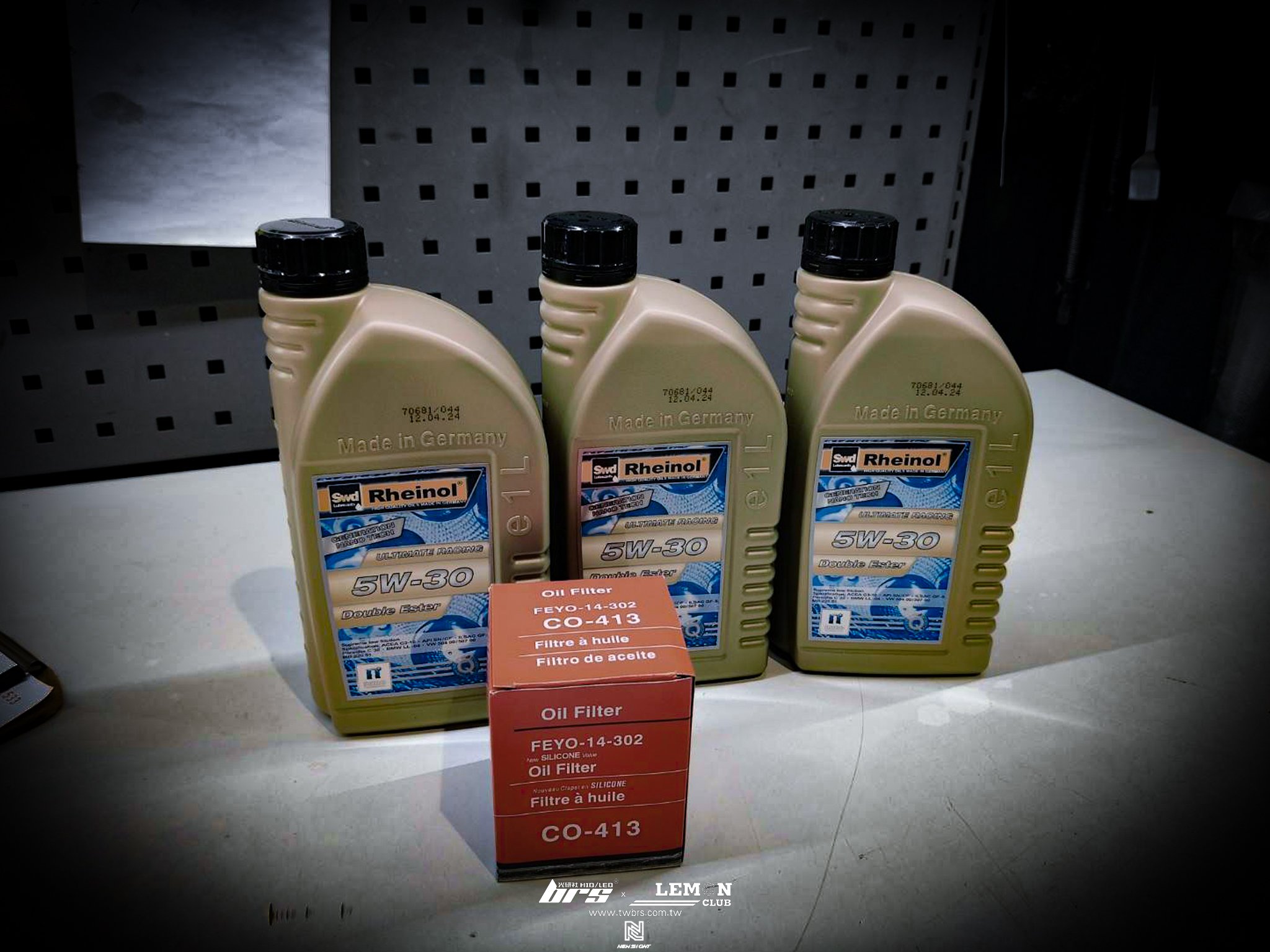 Mazda 3 保養 德國Rheinol萊茵機油5W30更換+機油芯更換