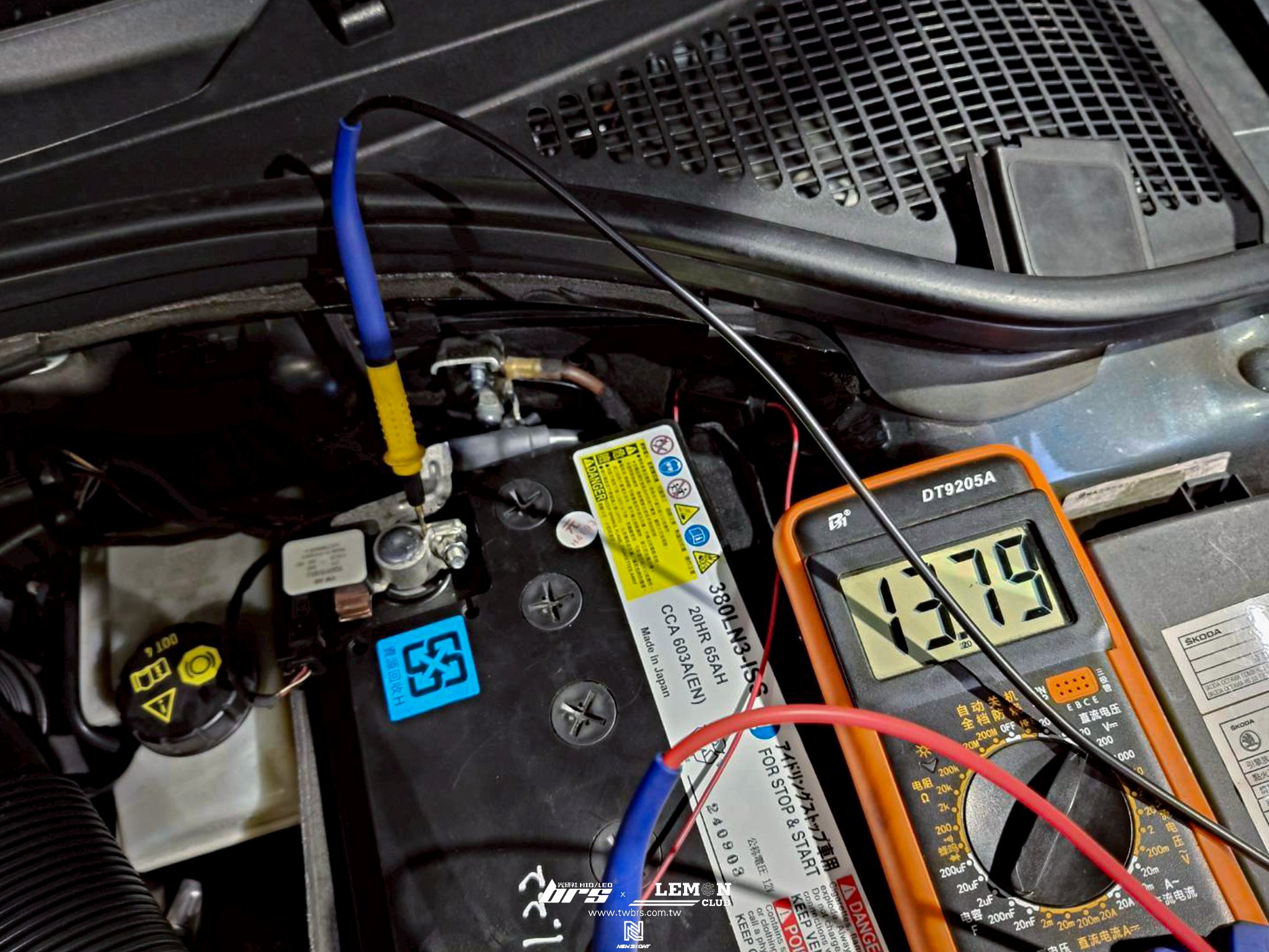 Skoda Octavia 保養 負極電瓶線更換