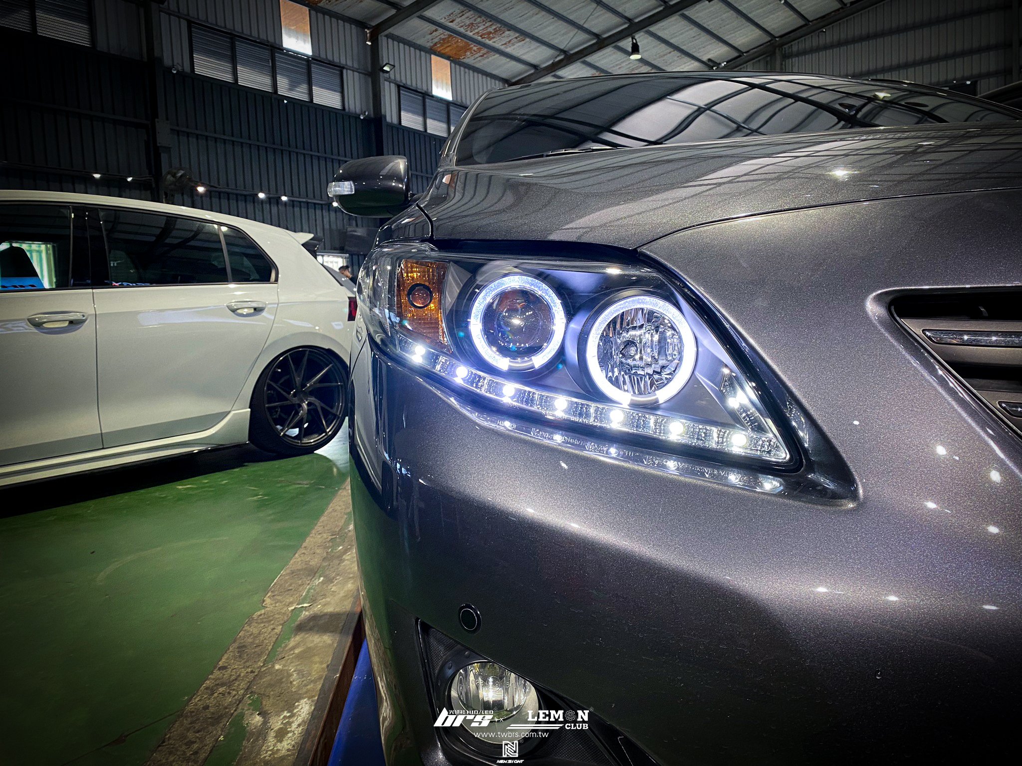 Toyota Altis 10代 安裝 原廠HID專用雙光圈魚眼大燈總成