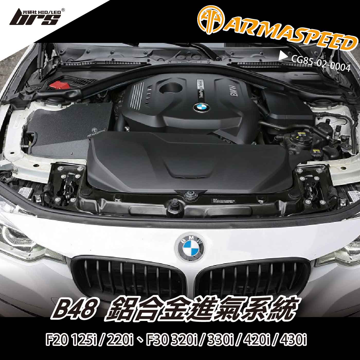 免運 免工資 CG85-02-0004 F30 320i 鋁合金進氣系統