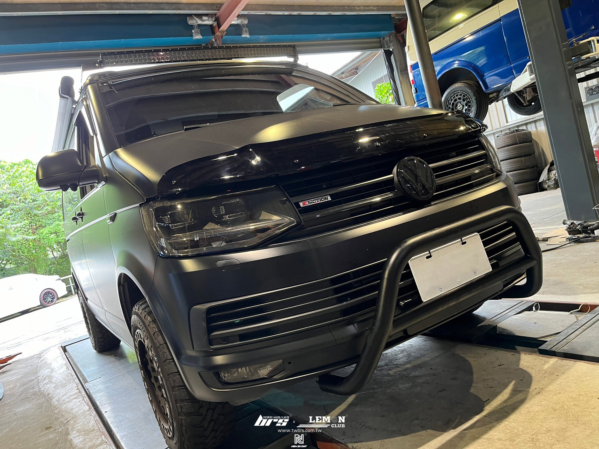 Volkswagen T6 安裝 擋蟲板+防撞桿