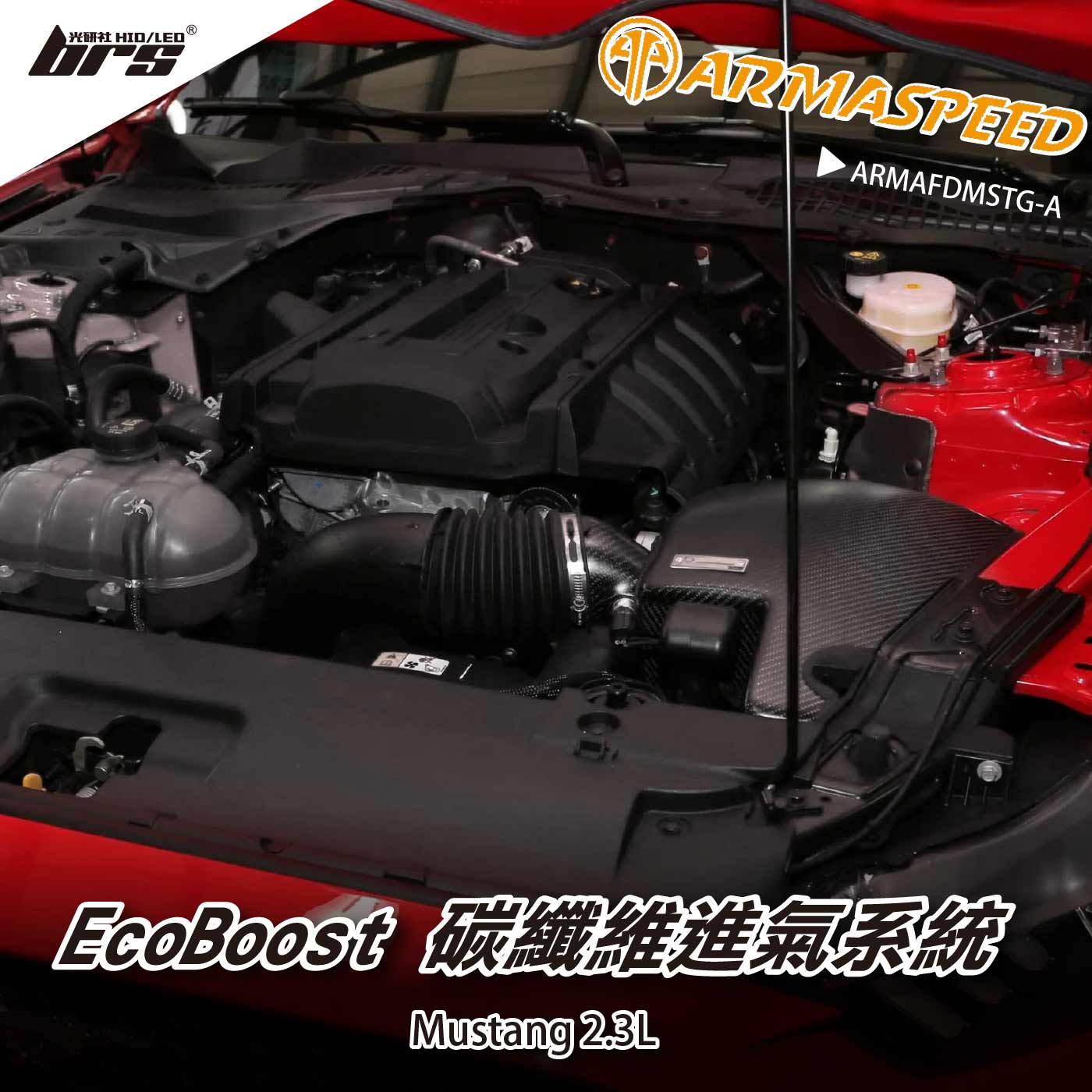免運 免工資 ARMAFDMSTG-A Mustang 2.3T 碳纖維進氣系統