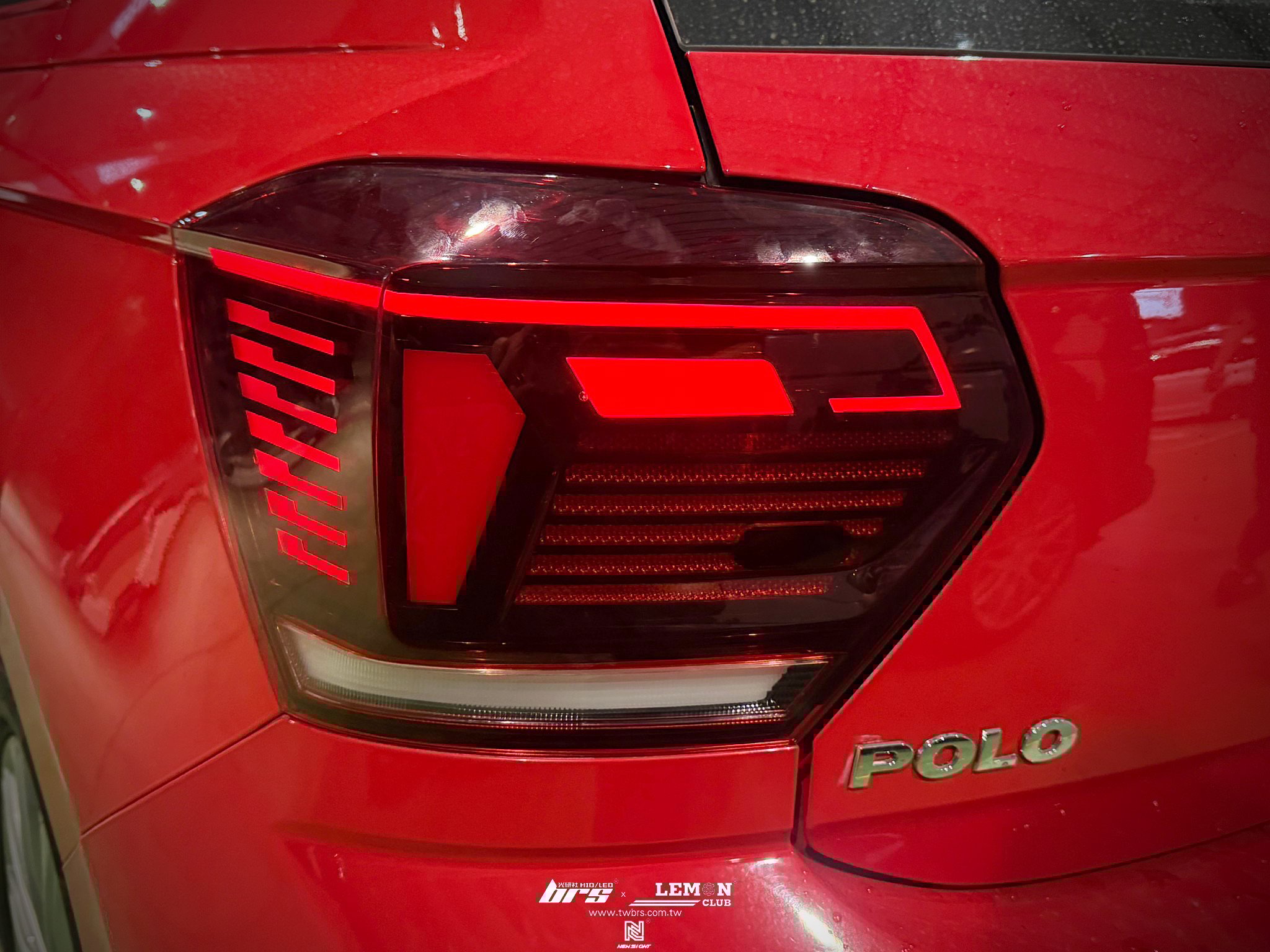 Volkswagen Polo 安裝 副廠LED流水尾燈