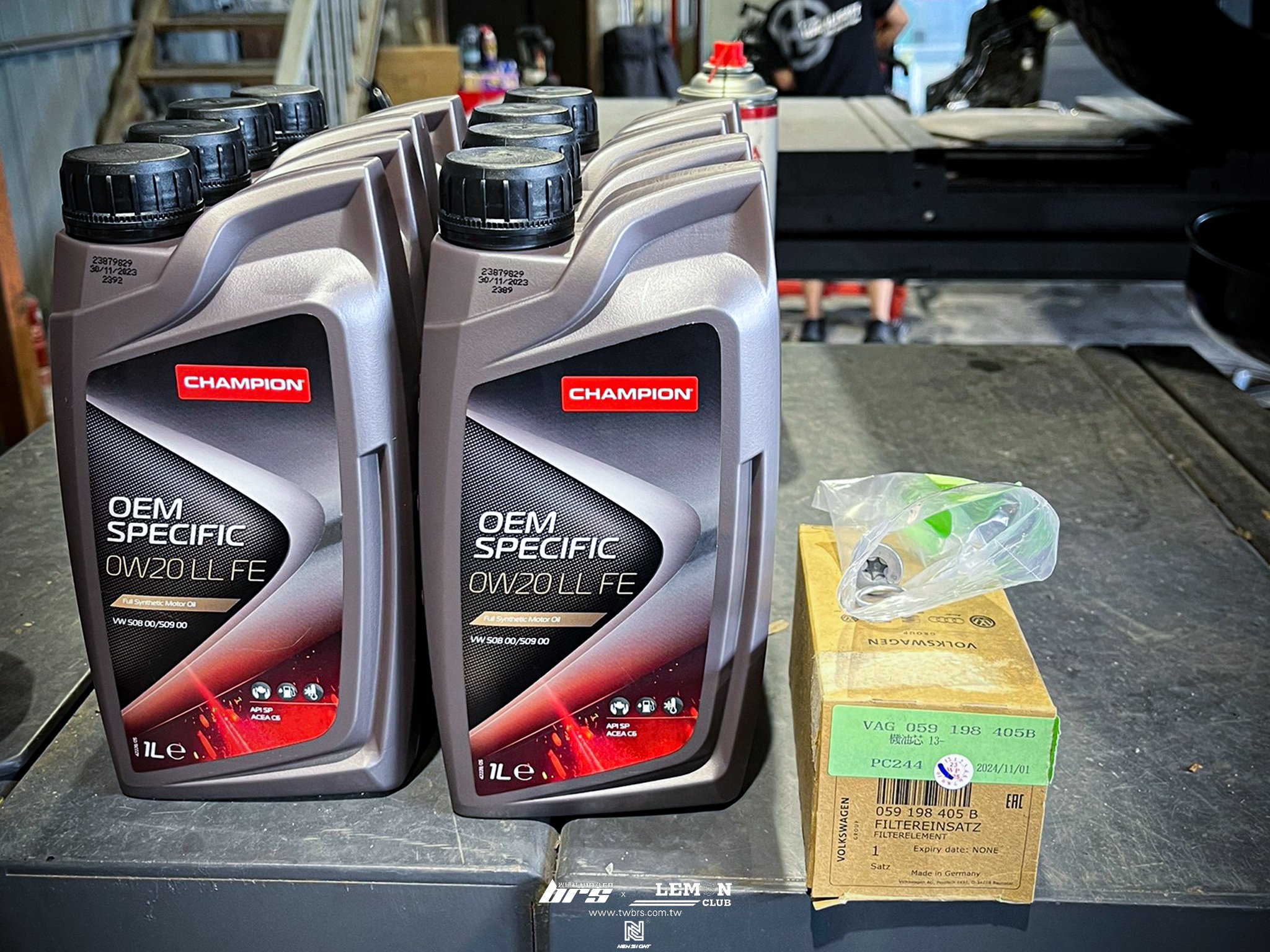 Volkswagen Amarok 保養 Champion OEM Specific 0W20機油更換+原廠機油芯更換+原廠洩油螺絲+墊片更換