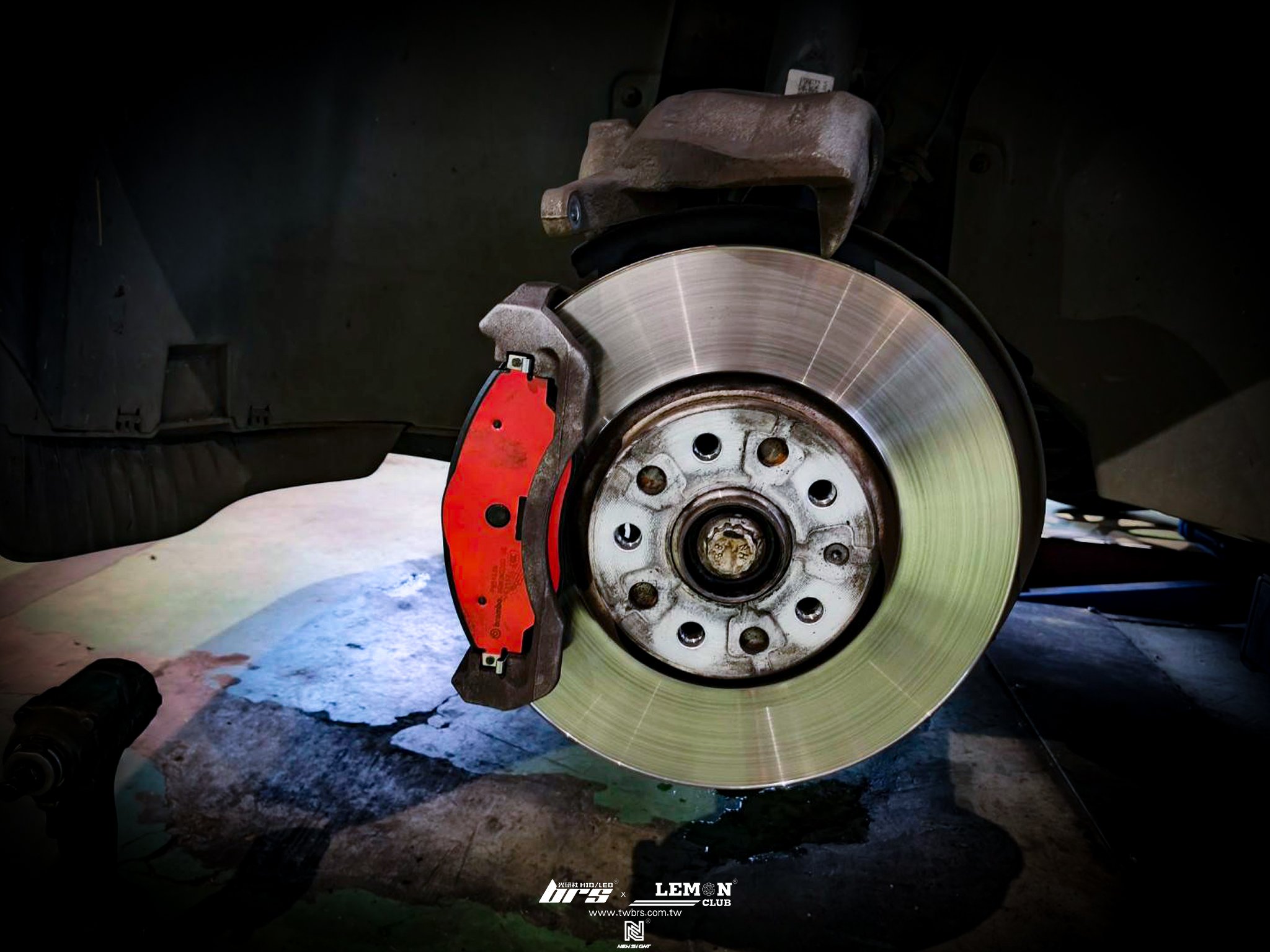 Skoda Kodiaq 安裝 前Brembo來令片(紅皮)+後Brembo來令片(紅皮)