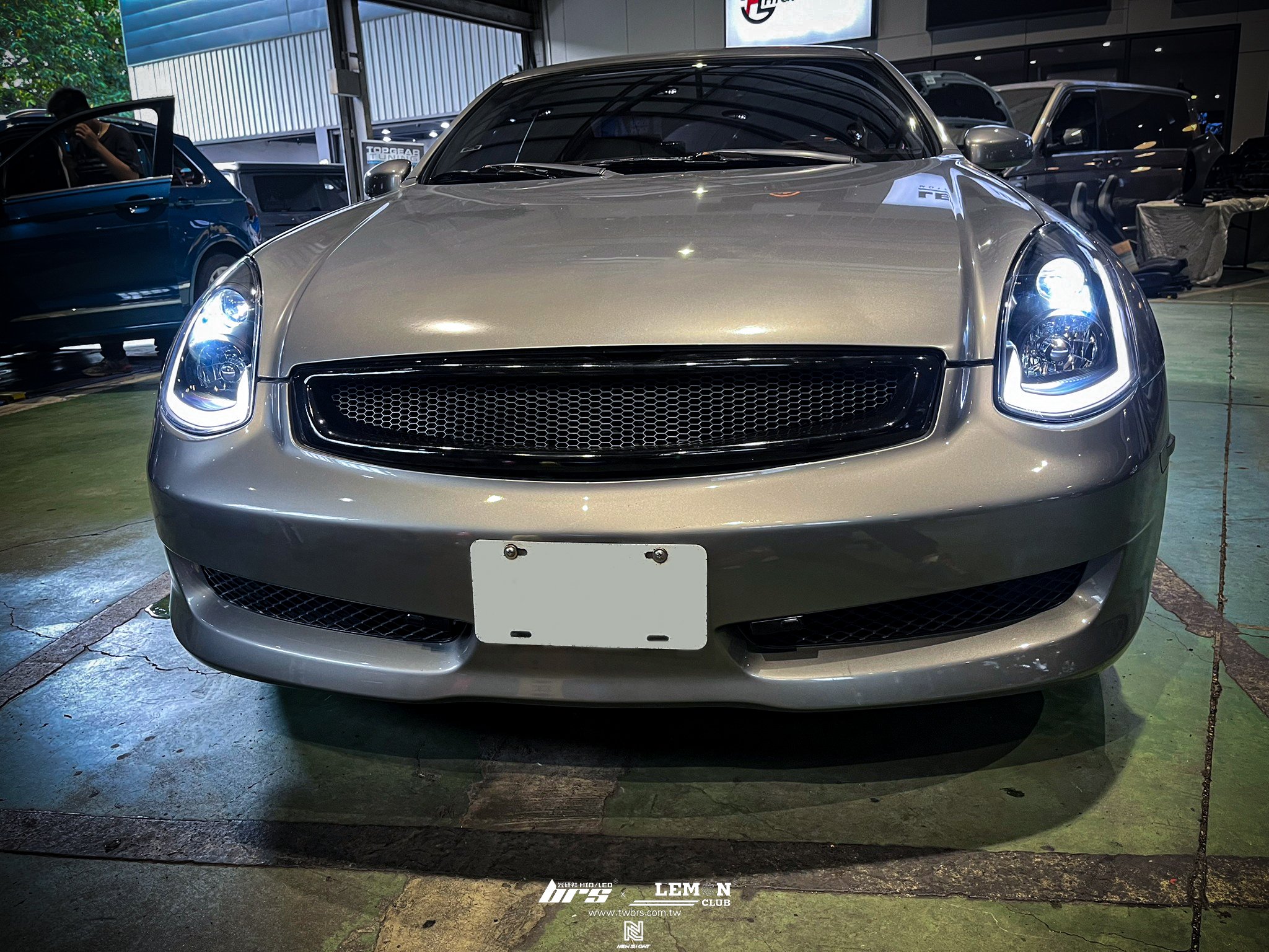 Infiniti IX35 安裝 魚眼大燈總成