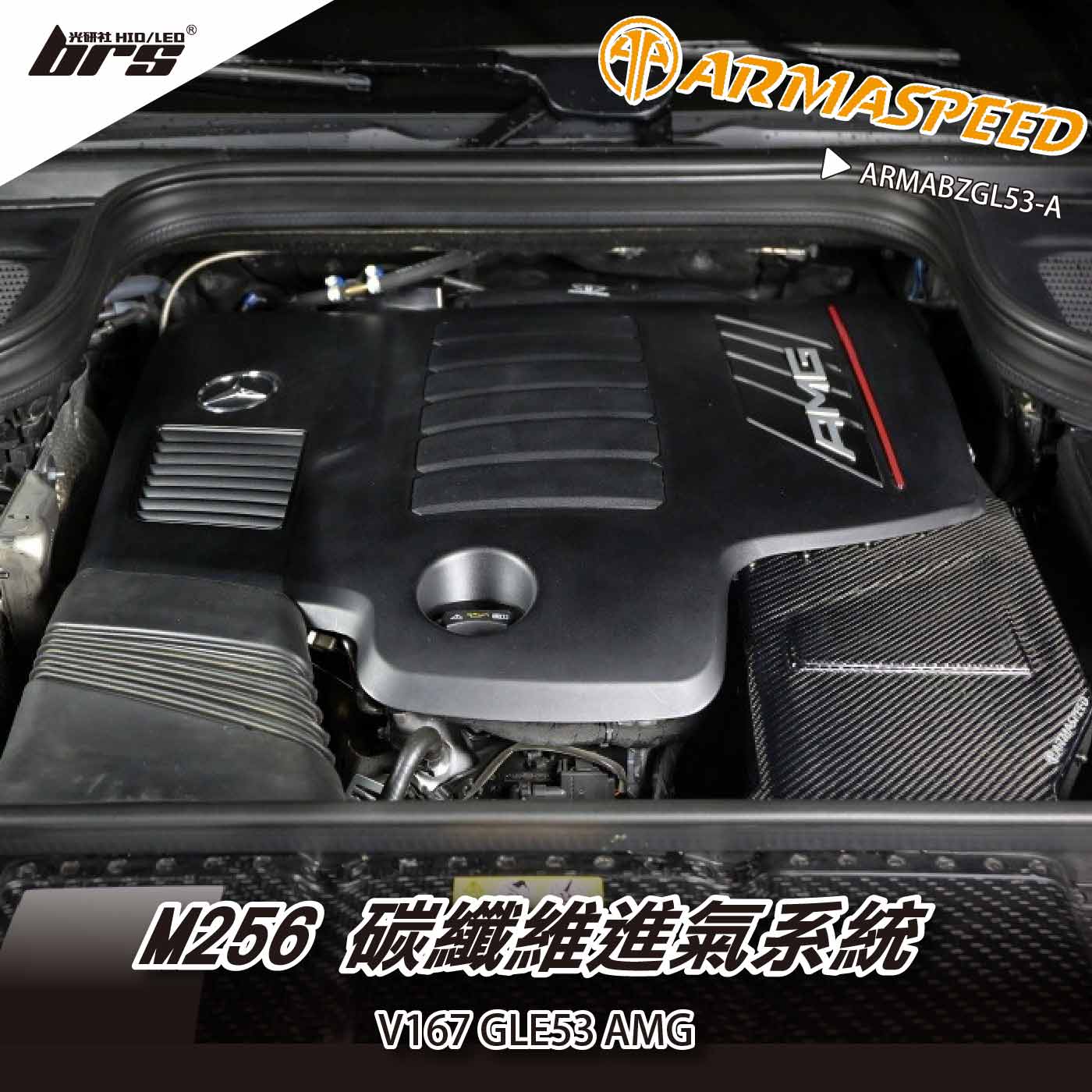 免運 免工資 ARMABZGL53-A M256 碳纖維進氣系統