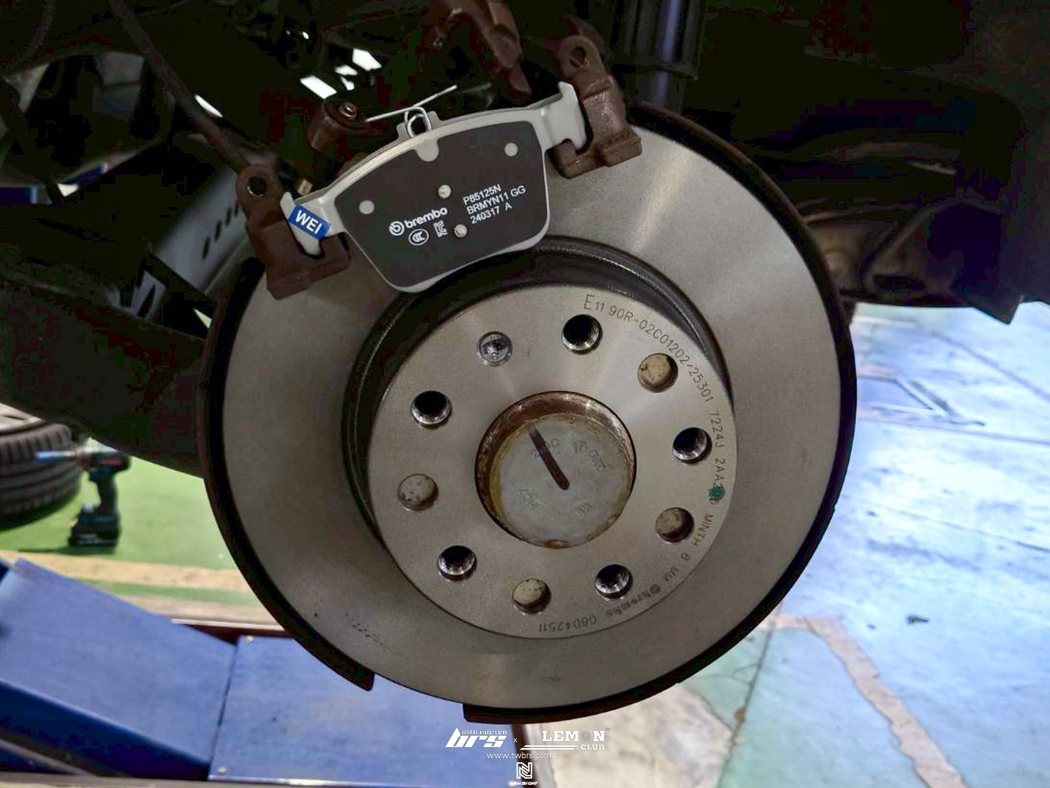 Skoda Kodiaq 安裝 BREMBO後平盤+BREMBO後來令片