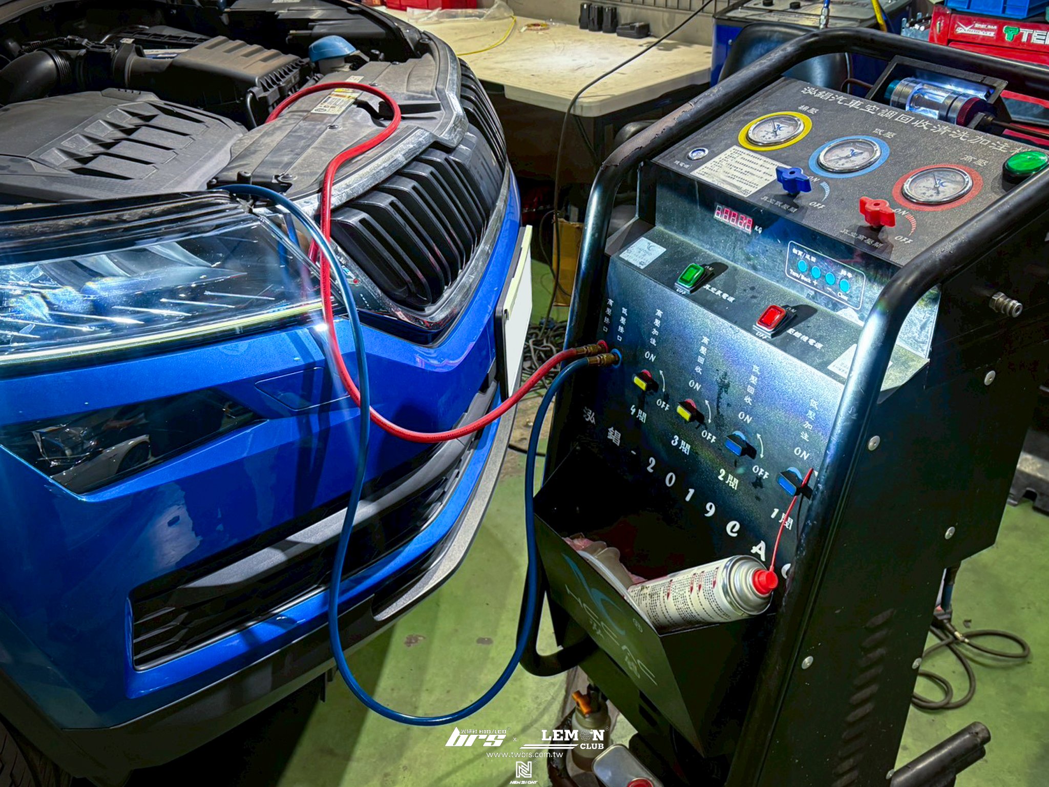 Skoda Kodiaq 保養 冷氣循環清洗+冷凍油更換