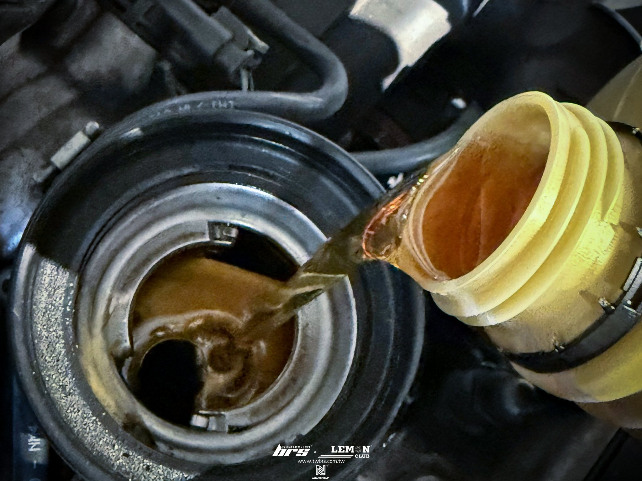 Audi A6 保養 德國Rheinol萊茵機油5W30更換+原廠機油芯更換