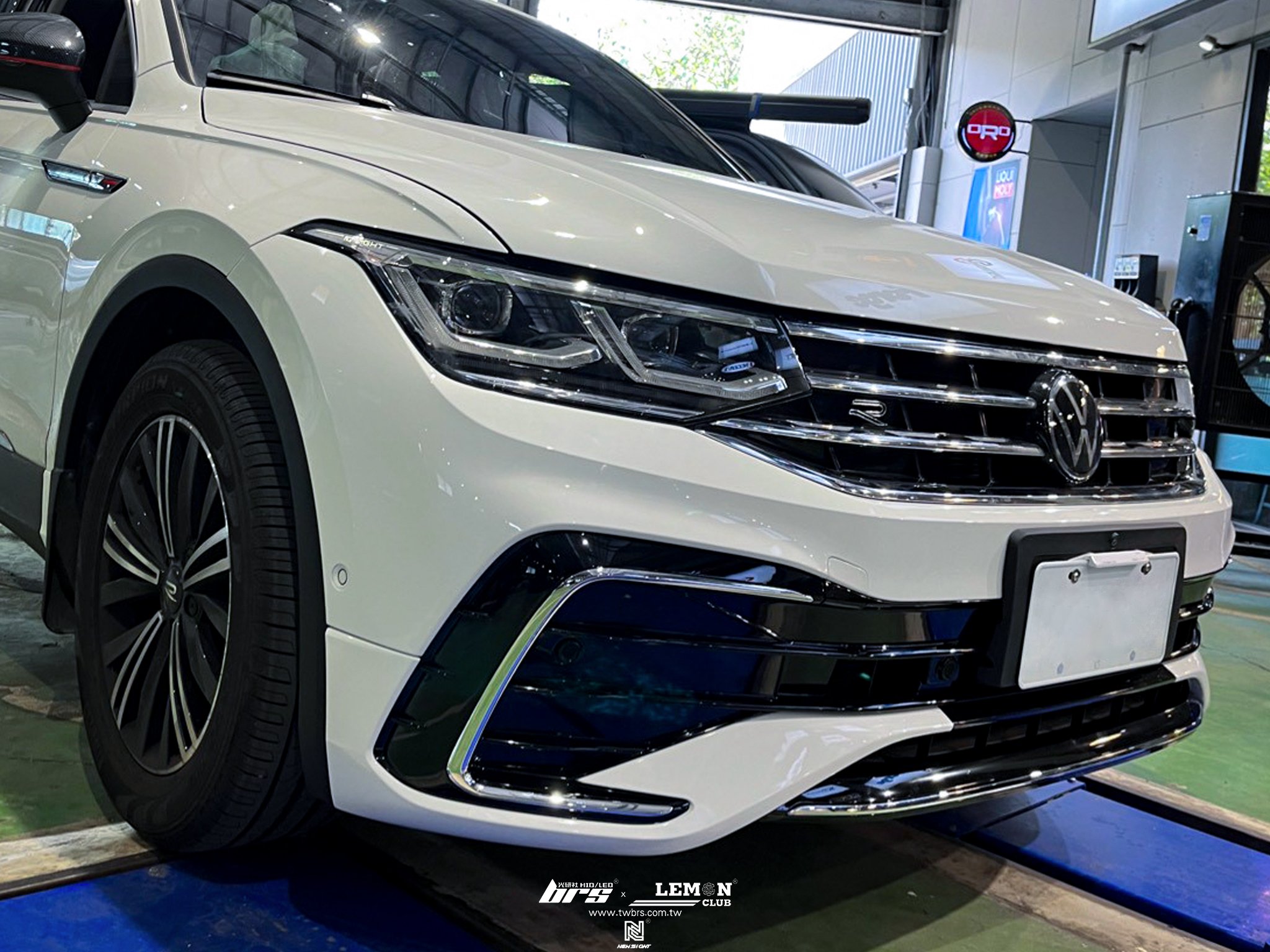 Volkswagen New Tiguan 安裝 副廠21年式Tiguan R-Line前保桿+環景校正