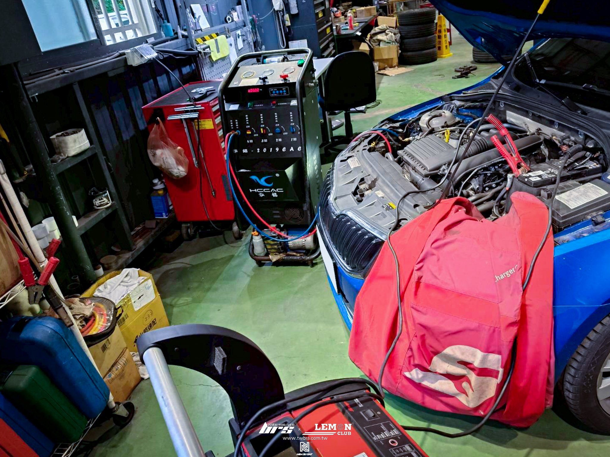 Skoda Octavia 保養 冷氣循環清洗+冷凍油更換