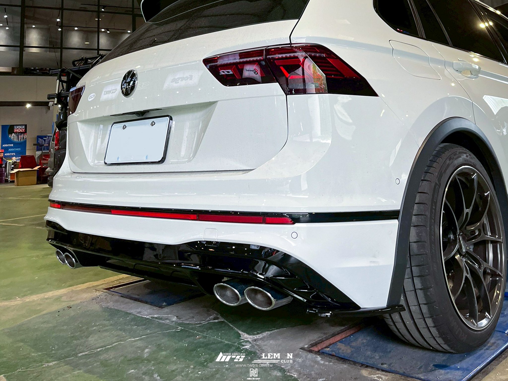 Volkswagen New Tiguan 安裝 Tiguan R後保桿