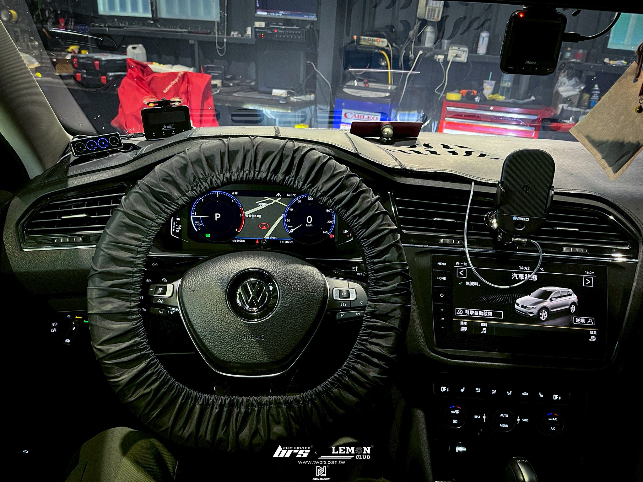 Volkswagen New Tiguan 安裝 原廠數位液晶儀表板