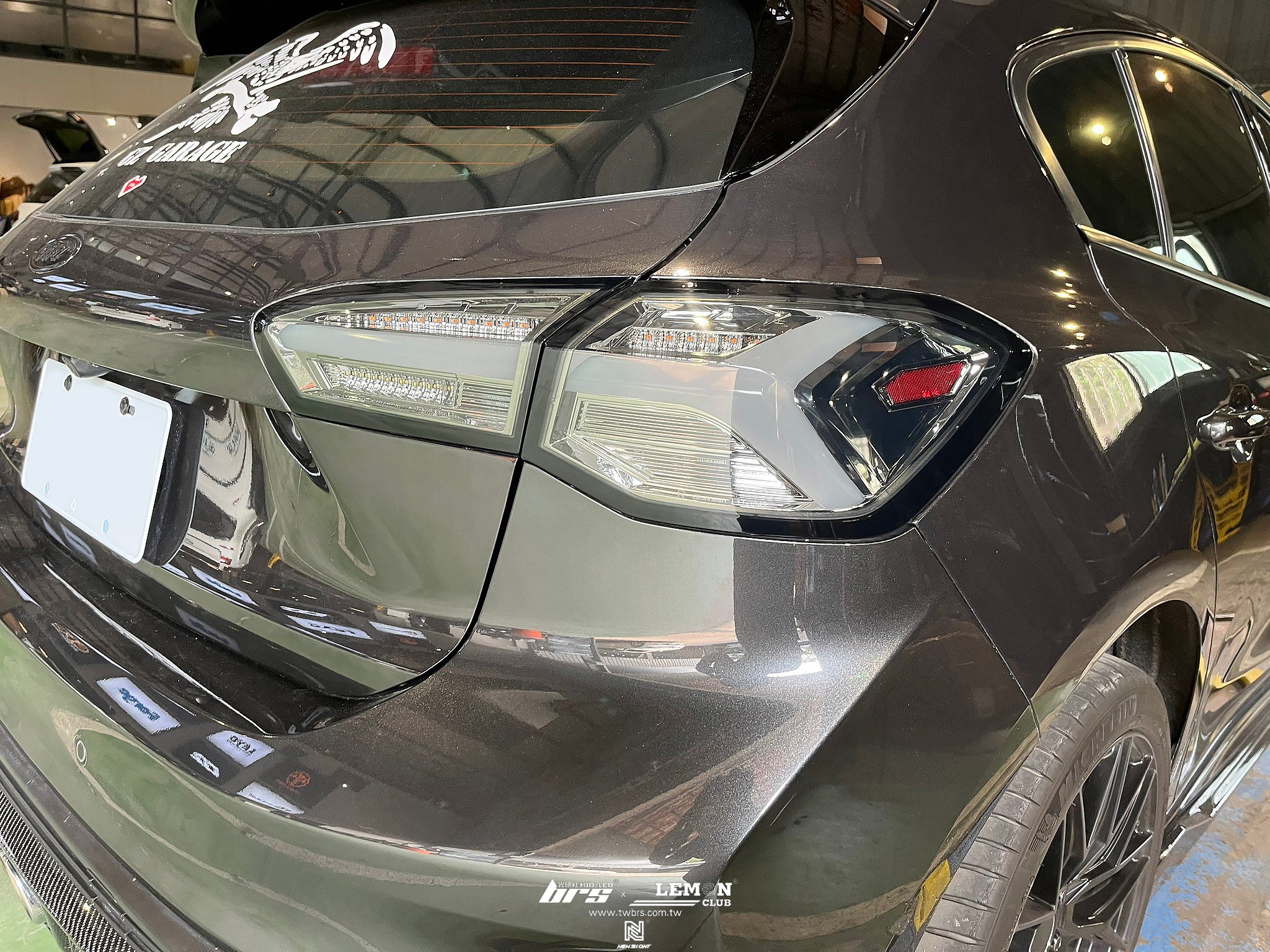 Ford Focus MK4 安裝 燻黑LED尾燈