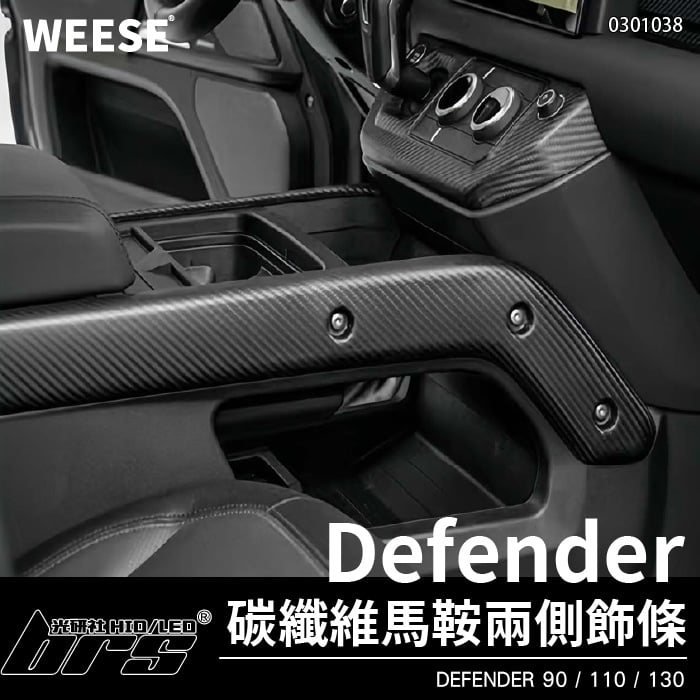 0301038 WEESE 碳纖維馬鞍兩側飾條