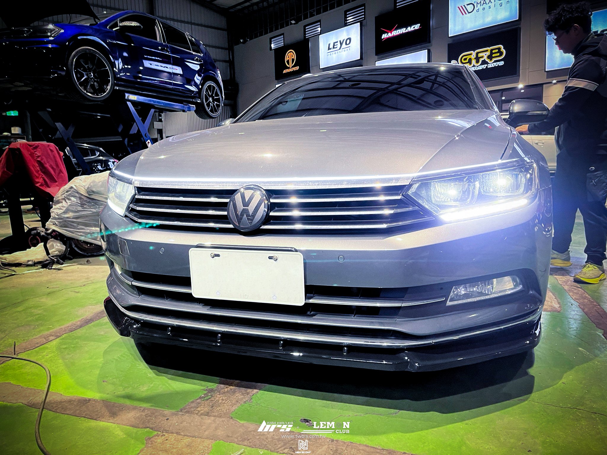 Volkswagen Passat B8 安裝 類MAX FD2前下巴