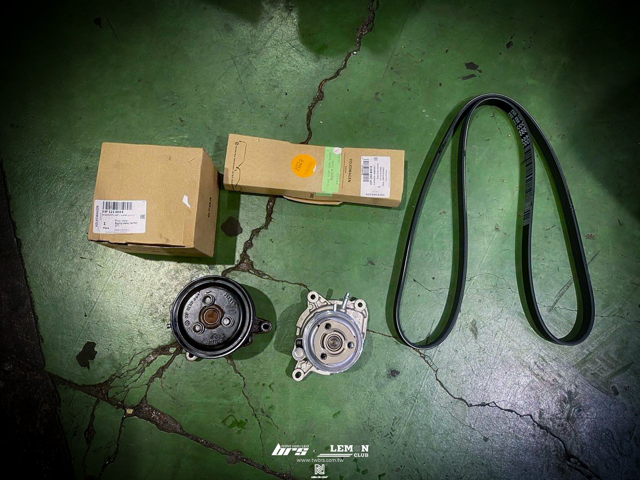 Skoda Fabia 保養 水泵浦更換+原廠外皮帶更換+原廠G12水箱精更換+原廠火星塞更換+BOSH考耳更換+高壓線組更換