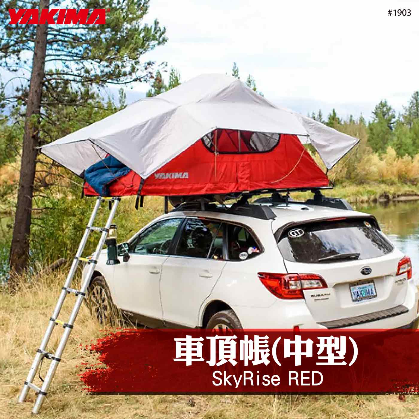 1903 SkyRise RED 車頂帳(中型)