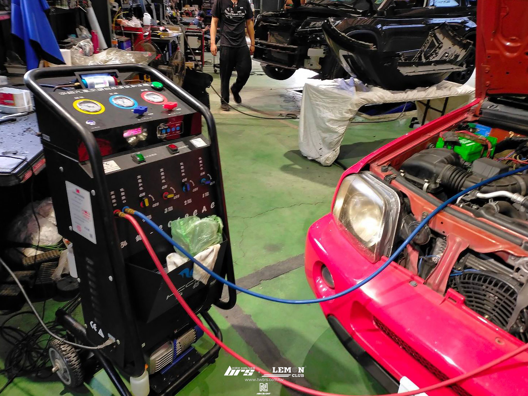 Suzuki Jimny 安裝 冷氣清洗+冷凍油更換