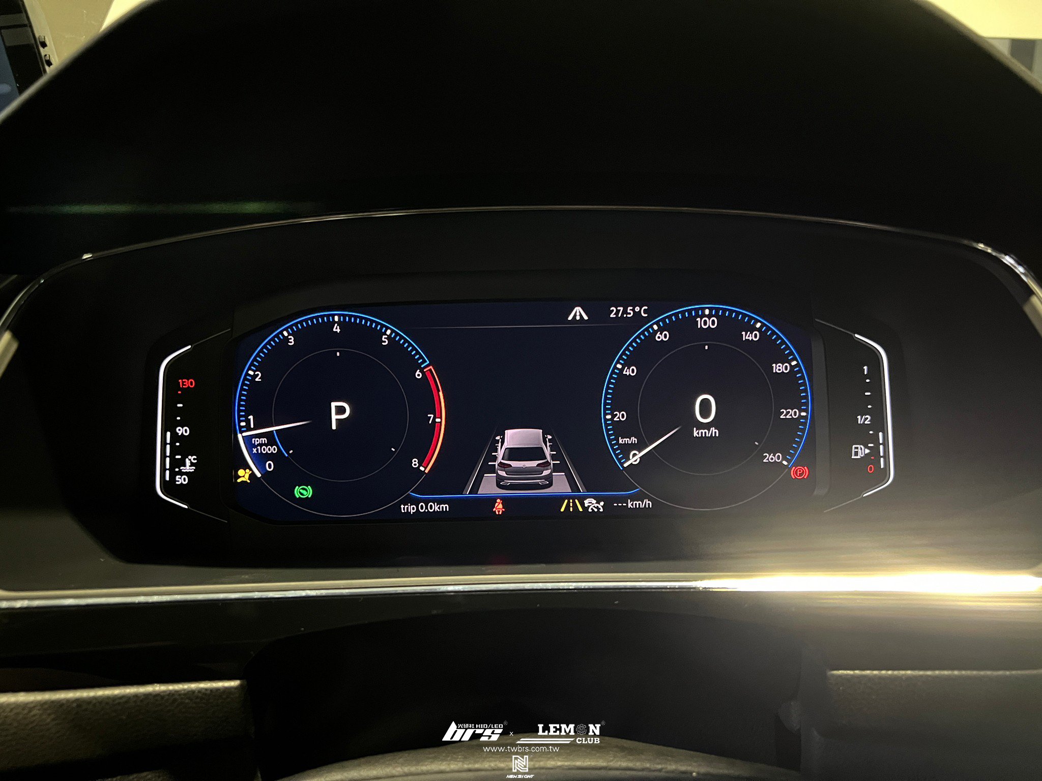 Volkswagen New Tiguan 安裝 數位液晶儀表板