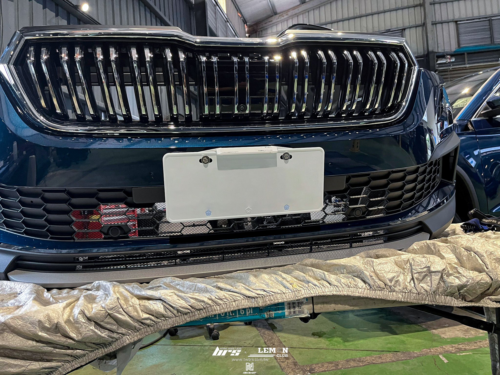 Skoda Kodiaq 安裝 保桿防跳石網