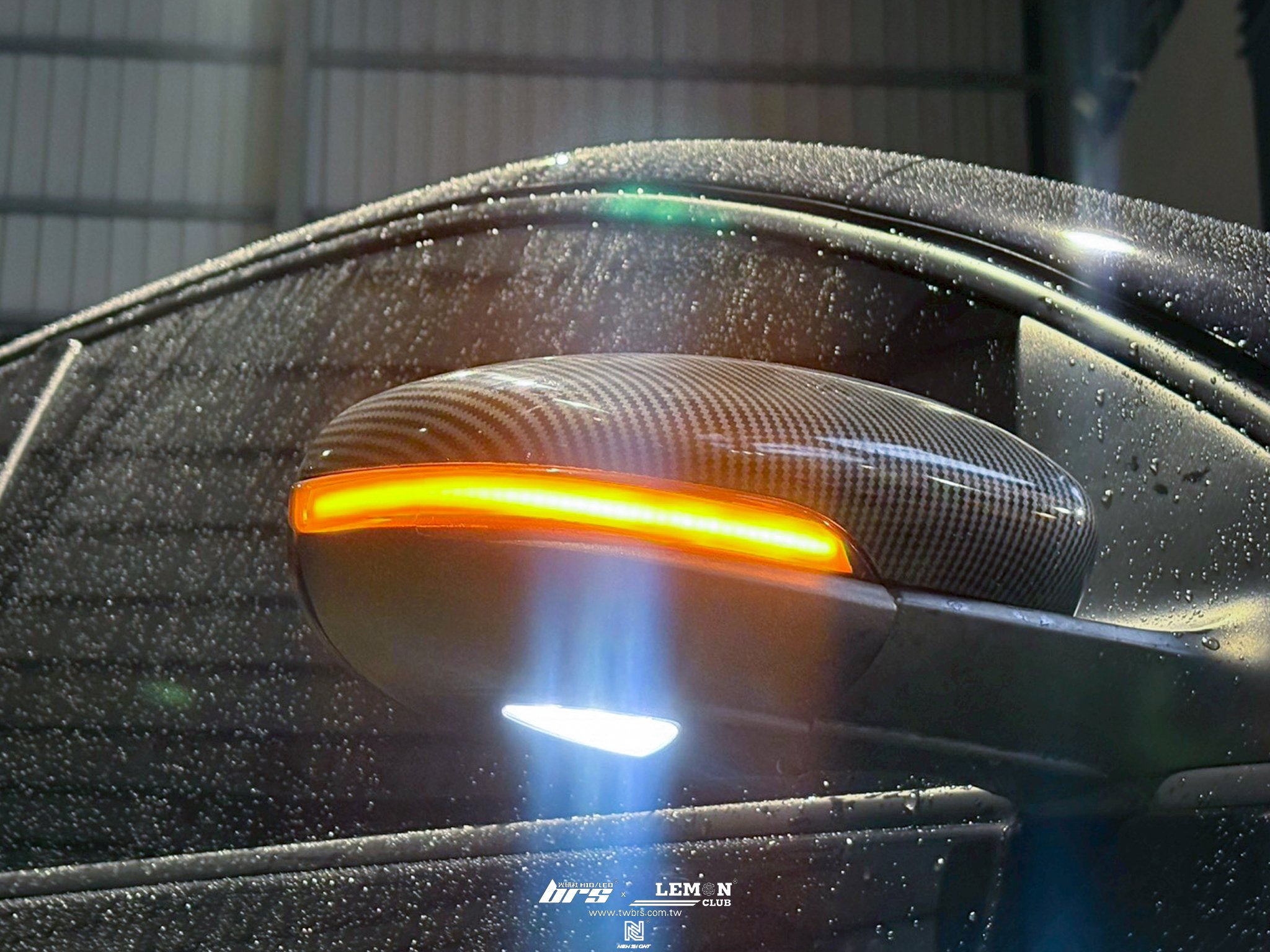 Volkswagen Golf 6 安裝 後廂燈+後視鏡流水LED方向燈+後視鏡照地燈