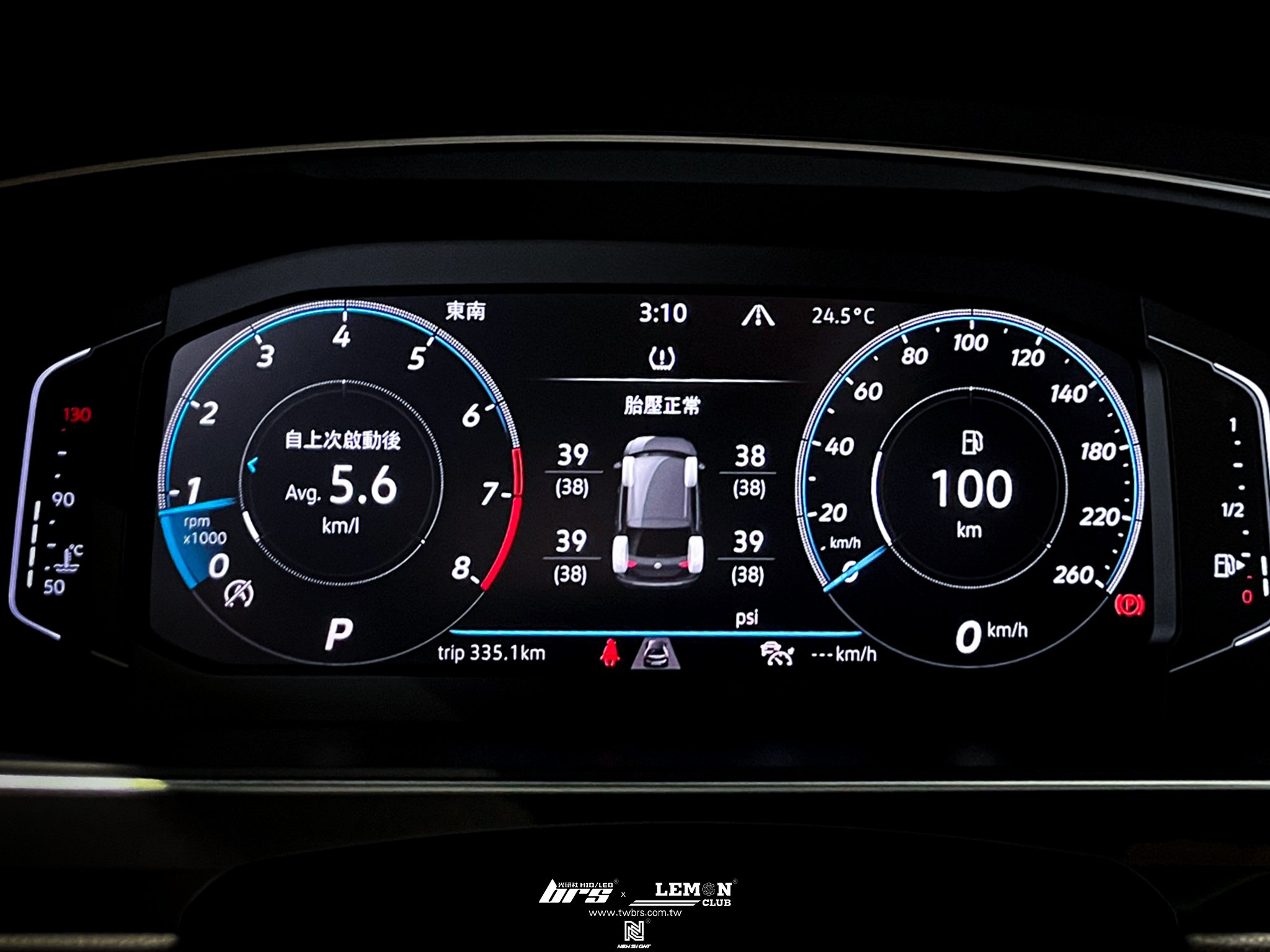 Volkswagen New Tiguan 安裝 原廠直接式胎壓系統搭配ORO金屬銀氣嘴