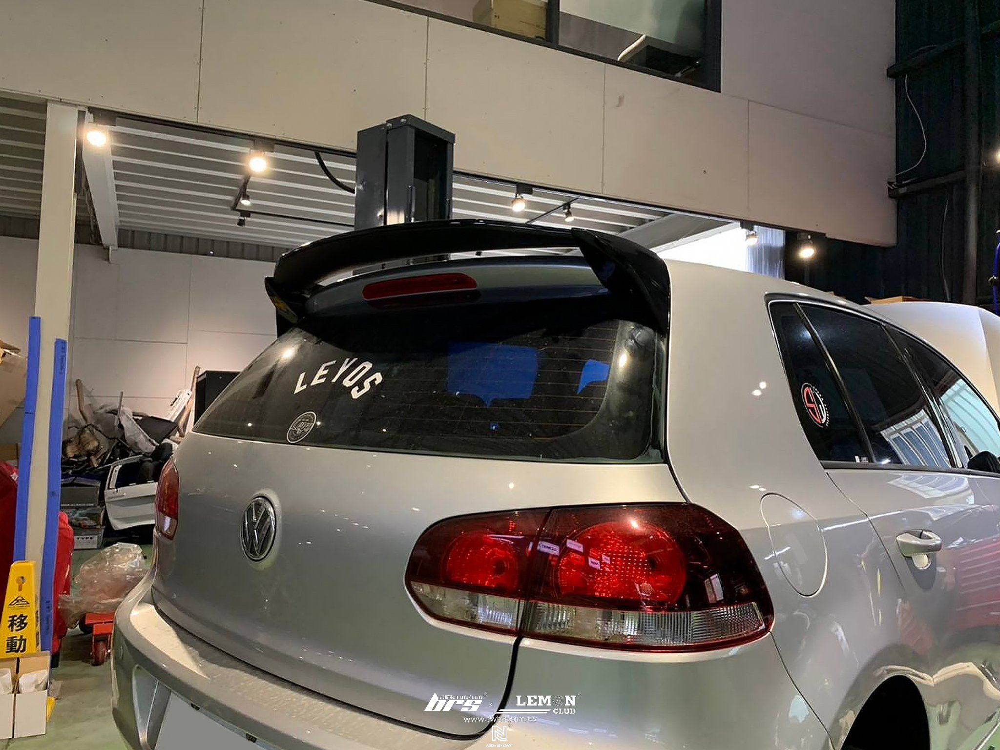 Volkswagen Golf 6 保養 ASPEC款尾翼+DPF清洗+墊片更換+LEMFORDER前李仔串更換+左前傳動軸防塵套更換