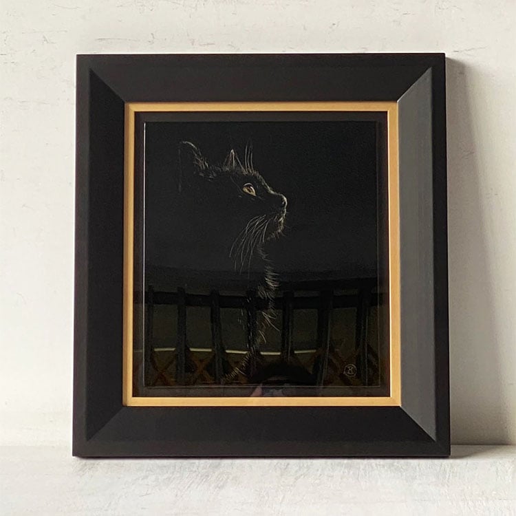 ｜漆畫｜#600-1(5cm)+內1cm