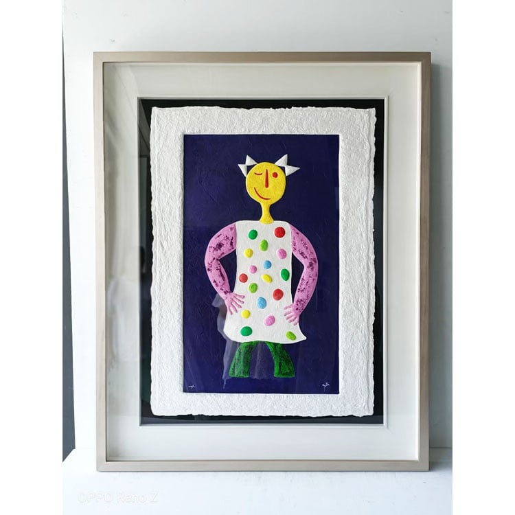 ｜版畫｜雙框 #600+9-2+布架