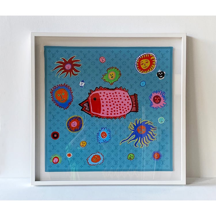 ｜LV x YK Faces 方巾｜#620 懸浮