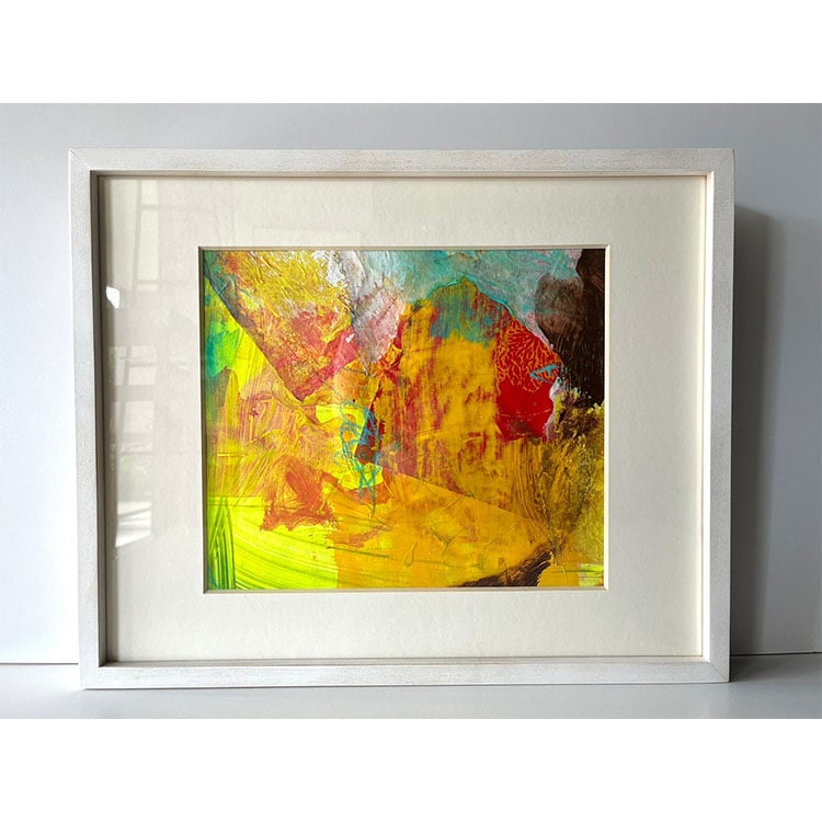 ｜複合媒材｜#150+厚卡(活動框)