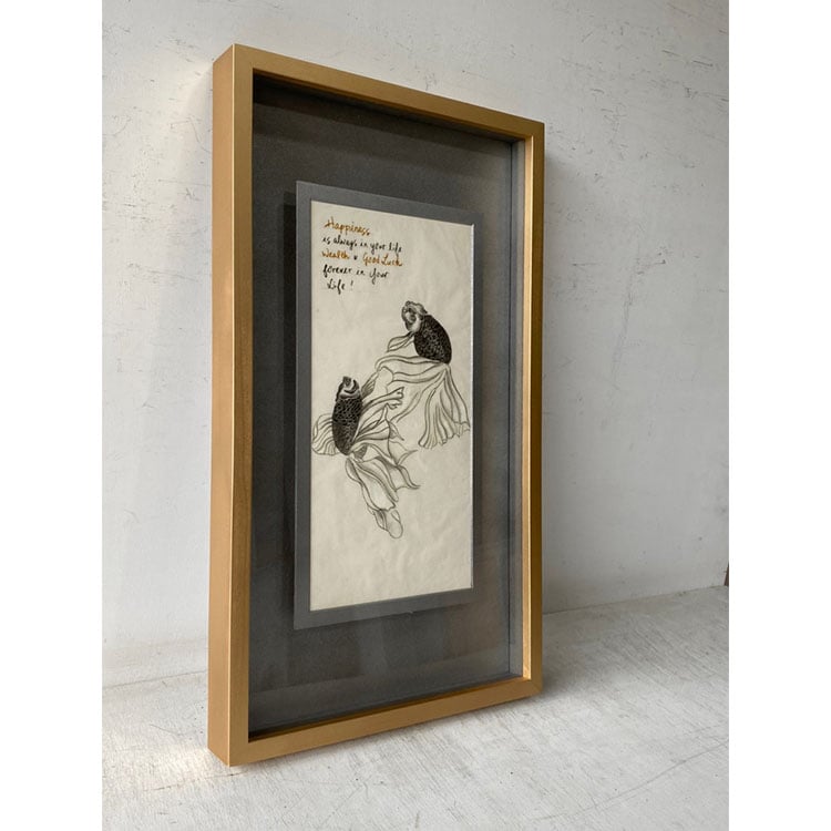 ｜水墨｜#150+卡紙窗收邊 圖懸浮