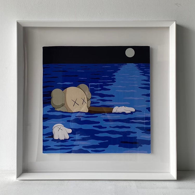 ｜KAWS45方巾｜#A62 懸浮