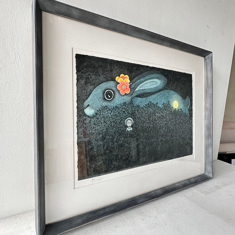 ｜幾米版畫｜#A62+無酸卡裝裱包(保護級)