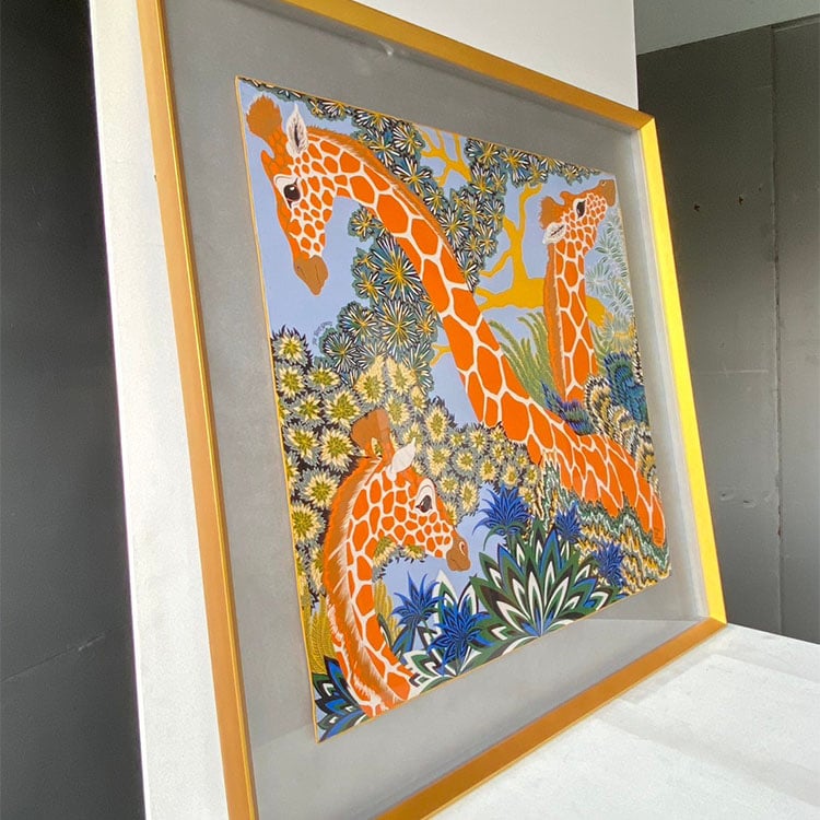 ｜Hermès愛馬仕90方巾｜#A62 懸浮